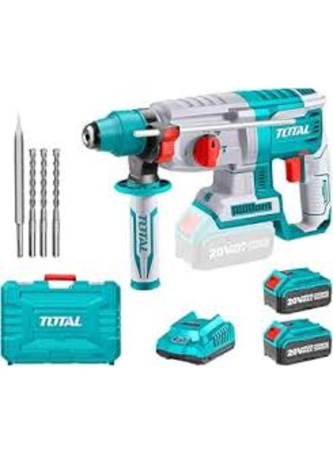 24mm Cordless Rotary Hammer – 2×4.0Ah Batteries